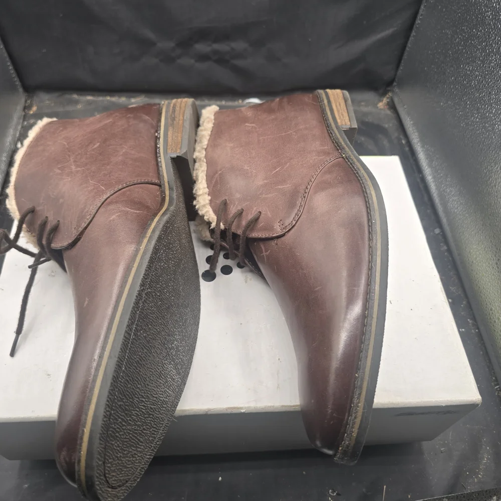 Alfani‎ Brown Chukka Boots with Shearling Lining